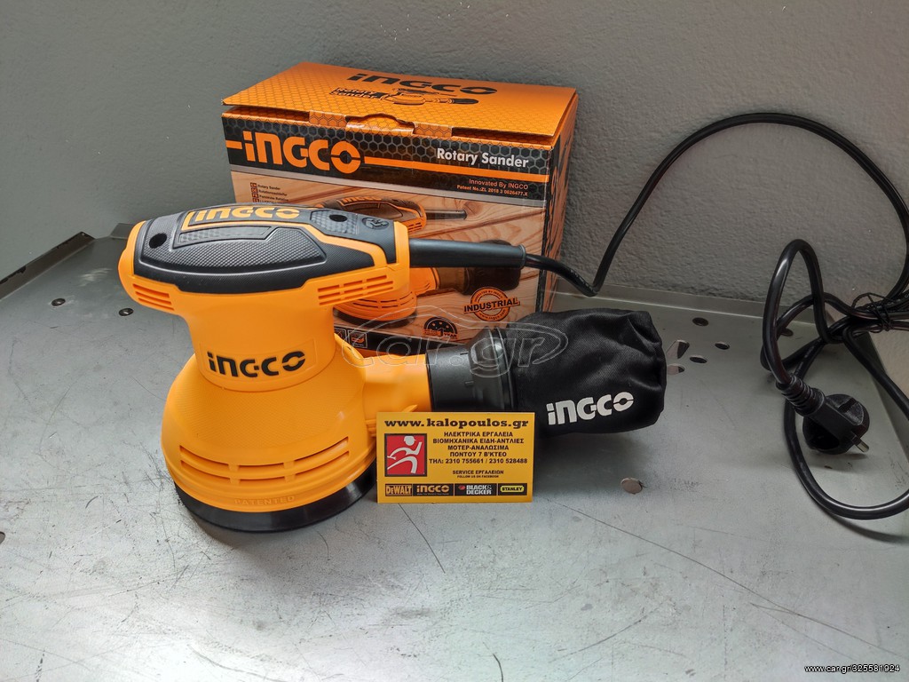 Ingco Έκκεντρο Τριβείο 125mm Ρεύματος 320W με Σύστημα Αναρρόφησης