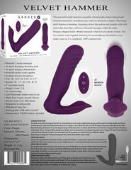 Δονούμενη Πρωκτική Σφήνα Gender X Velvet Hammer