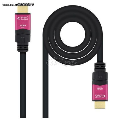 Καλώδιο HDMI NANOCABLE 10.15.3715 4K HDR 15 m Μαύρο