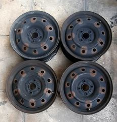 Ζάντες ατσάλινες 15" γνήσιες, από Suzuki Swift, 4x100, 4 τεμάχια-thumb-1