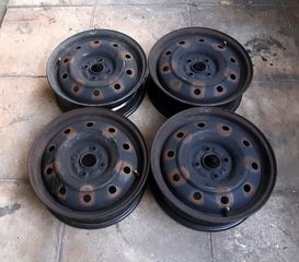 Ζάντες ατσάλινες 15" γνήσιες, από Suzuki Swift, 4x100, 4 τεμάχια-thumb-2