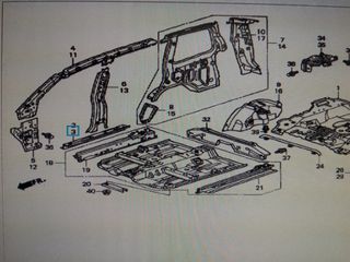 ΜΑΣΠΙΕΣ ΑΡΙΣΤΕΡΟΣ HONDA HR-V '00- '05 (63526S2HG01ZZ)