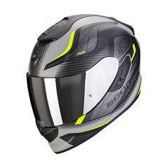 ΚΡΑΝΟΣ SCORPION EXO 1400 AIR ATTUNE MAT GREY BLACK NEON YELLOW