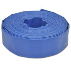 vidaXL Πλακέ Μάνικα Νερού 100 μ. 3" PVC