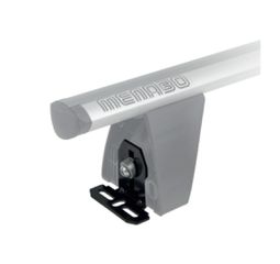 MENABO DLFIX208FP KIT TYPE FP Άκρα (Πόδια) για Μπάρες Οροφής Delta / Omega / χρώματος Black / Silver - 1 Σετ (10660/MB)