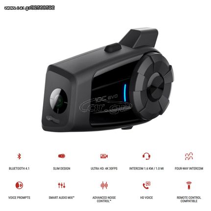 Bluetooth Eνδοεπικοινωνία & Camera Sena 10C-EVO-01