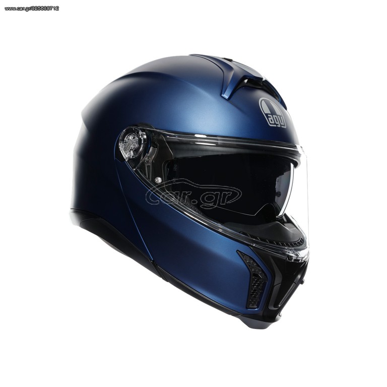 AGV TOURMODULAR ECE2206 MONO - GALASSIA BLUE MATT ανοιγόμενο κράνος