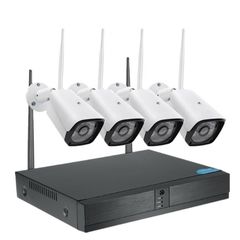 XMEYE CCTV Set 4 CH 3.0 Megapixel Wifi NVR Kits 3MP Wireless System