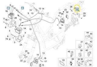 Βίδα Πίσω Δαγκάνας 8*40 Piaggio Beverly 300 ie ABS E4 2016-2020 ZAPMA2100 149104