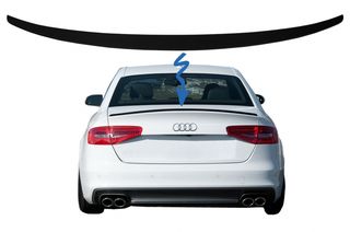 Αεροτομή πορτ μπαγάζ έτοιμη μαύρη ματ AUDI A4 B8 Sedan (2008-2015)