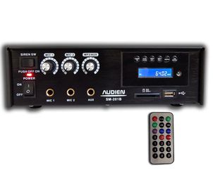 AUDIEN SM-201B Microphone Amplifier and USB/FM Connections 220v/12V For Car - AUDIEN