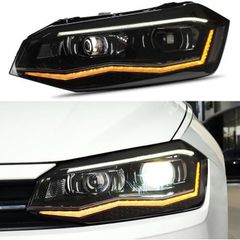ΦΑΝΑΡΙΑ ΕΜΠΡΟΣ Full LED Headlights VW Polo AW MK6 (2018-2020) with Sequential Dynamic Turning Lights