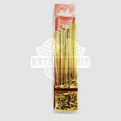 ΑΚΤΙΝΕΣ 9G 150ΜΜ RACING BOY ΜΑΥΡΟ ΜΕ ΧΡΥΣΑ ΚΑΨΟΥΛΙΑ ΕΝΙΣΧΥΜΕΝΑ 3.6ΜΜ