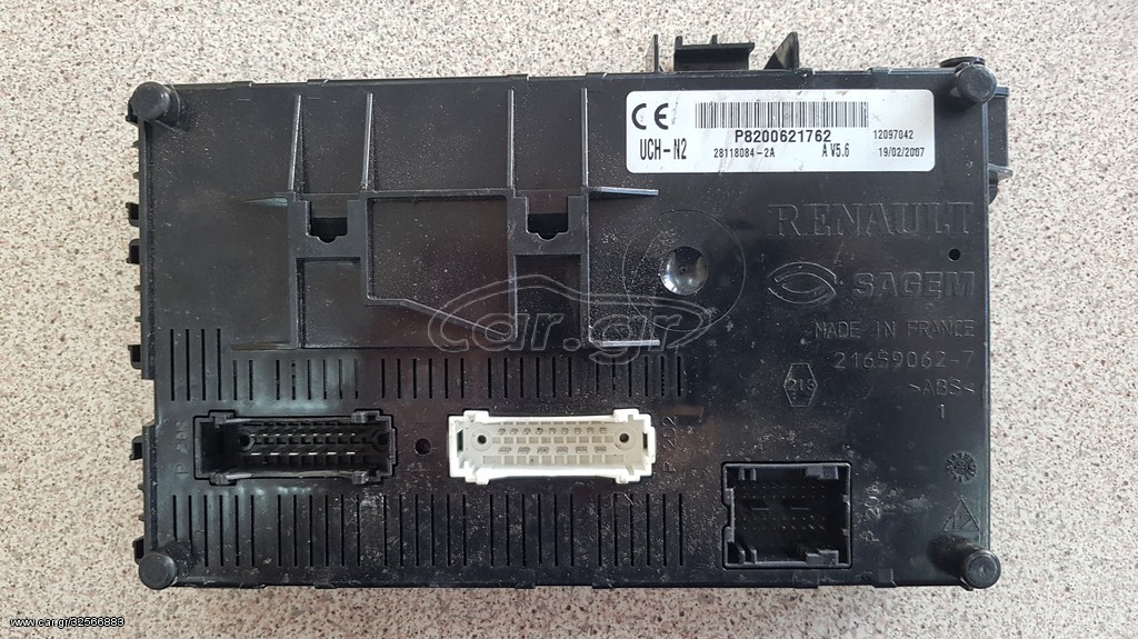 Control Unit Module UCH ECU Renault CLIO P8200621762