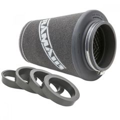 Φιλτροχοάνη Universal Foam της Ramair Φ90mm με Δαχτυλίδια για μείωση σε 70/76/80/85mm (CC-296-UNI)