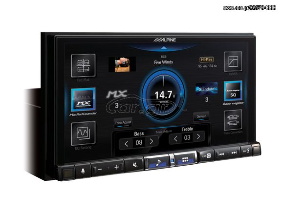 Alpine iLX-705D 2DIN Digital Media Station, Apple CarPlay, Android Auto