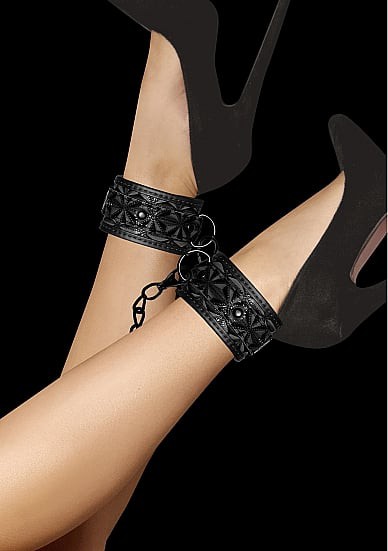 Ouch - Luxury Ankle Cuffs - Black