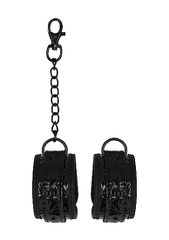 Ouch - Luxury Ankle Cuffs - Black-thumb-7