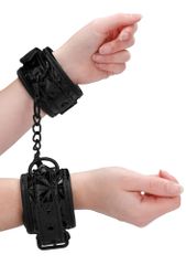 Ouch! Luxury Hand Cuffs Ouch - Black-thumb-1