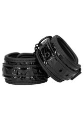 Ouch! Luxury Hand Cuffs Ouch - Black-thumb-2