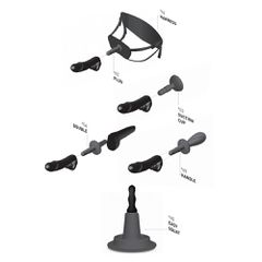 Ζώνη Στραπον Hung System Harness & Insert Πολυεστερικό Μαύρο-thumb-3