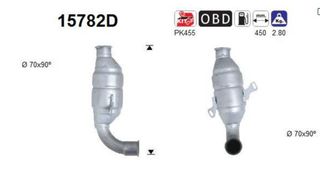 ΚΑΤΑΛΥΤΗΣ PEUGEOT 107/206/207/1007/BIPPER 1.4 HDi 2005-    KARALOIZOS exhaust