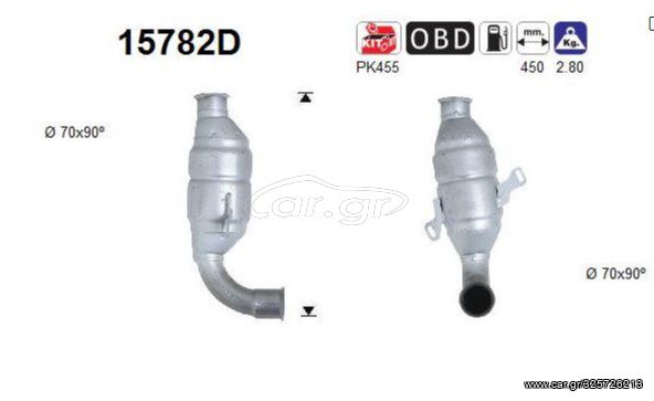 ΚΑΤΑΛΥΤΗΣ TOYOTA AYGO 1.4 HDi 2005-2010    KARALOIZOS exhaust