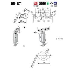 ΚΑΤΑΛΥΤΗΣ TOYOTA AURIS-COROLLA-YARIS 1.3cc 2012-  KARALOIZOS exhaust