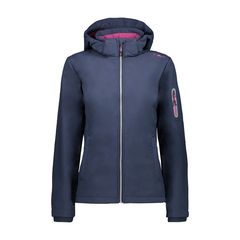 Γυναικείο Softshell Jacket CMP With Detachable Hood Black Blue - Berry / Black Blue - Berry  / CMP-39A5006-03NF_1