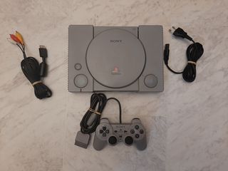 SONY PLAYSTATION 1 FAT ΤΣΙΠΑΡΙΣΜΕΝΟ ( PS1 FAT CHIP ) + 5 GAMES