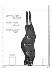 Heavy Duty Padded Posture Collar - Black-thumb-1