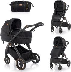 Lorelli Bertoni Πολυκαρότσι 2 in 1 Adria Black 10021452005