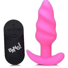 Δονούμενη Πρωκτική Σφήνα Bang Butt Plug - Ροζ
