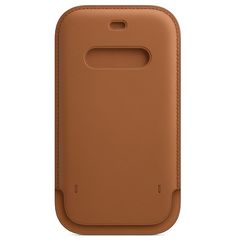 Apple iPhone 12 | 12 Pro Leather Sleeve With MagSafe - Saddle Brown