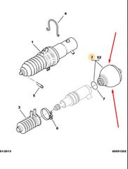 ΣΦΑΙΡΑ ΠΙΣΩ 400CM3 40 BARS ΓΝΗΣΙΑ CITROEN 0000527158   CITROEN XM I,II    