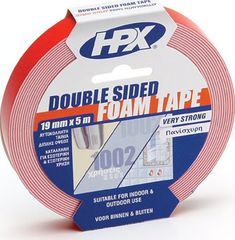 ΤΑΙΝΙΑ ΑΦΡΩΔΗΣ 25mmx5m ΔΙΠΛΗΣ ΟΨΗΣ ΚΑΘΡΕΦΤΗ HPX P/N: 250500122