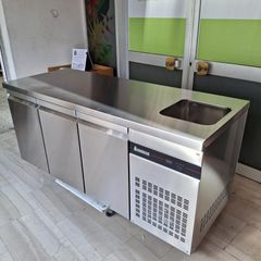 Ψυγείο πάγκος συντήρηση 179*70*87/97 εκ, με 3 πόρτες, ενσωματωμένη μηχανή & 1 γούρνα δεξιά. ΙΝΟΜΑΚ PNH999. ΠΡΟΣΦΟΡΑ! Ποιότητα & Τιμή Stockinox-thumb-23