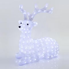 ΑΚΡΥΛΙΚΟΣ ΤΑΡΑΝΔΟΣ ΚΑΘΙΣΤΟΣ, 200 ΛΕΥΚΑ LED, ΜΕ ΜΕΤΑΣΧΗΜΑΤΙΣΤΗ, 74x36x73cm, IP44