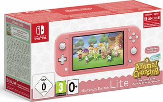 Nintendo Switch Lite Κοραλί + Animal Crossing: New Horizons + Θήκη 