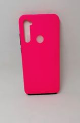 Θήκη 360o Fully PC+glass for Xiaomi Redmi Note 8T Μαύρο-Ροζ (OEM)