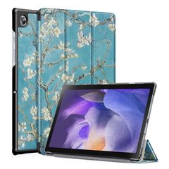 Θήκη Βιβλίο Tri-Fold με Βάση Στήριξης για Samsung Galaxy Tab A8 10.5 (2021) - Ανθισμένο Δέντρο