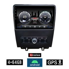KIROSIWA 4+64GB FORD MUSTANG (2010 - 2015) Android οθόνη αυτοκίνητου 4GB με GPS WI-FI (ηχοσύστημα αφής 9" ιντσών OEM Youtube Playstore MP3 USB Radio Bluetooth Mirrorlink DSP 4x60W Apple Carplay Androi