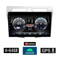 KIROSIWA 4+64GB KIA PICANTO (2008 - 2011) Android οθόνη αυτοκίνητου 4GB με GPS WI-FI (ηχοσύστημα αφής 9" ιντσών OEM Youtube Playstore MP3 USB Radio Bluetooth Mirrorlink DSP 4x60W Apple Carplay Android
