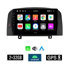 KIROSIWA 2+32GB HYUNDAI SONATA 2006-2009 Android οθόνη αυτοκίνητου 2GB με GPS WI-FI (ηχοσύστημα αφής 9" ιντσών OEM Youtube Playstore MP3 USB Radio Bluetooth Mirrorlink εργοστασιακή, 4x60W) RX-2253