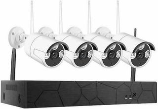  Loosafe NVR Kit Ολοκληρωμένο Σύστημα CCTV Wi-Fi με 4 Ασύρματες Κάμερες ES8088