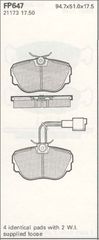 ΤΑΚΑΚΙΑ ΕΜ. BMW E30-Z1 (FEDERAL MOGUL) WVA 21173