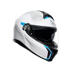 AGV TOURMODULAR ECE2206 MULTI - FREQUENCY LIGHT GREY/BLUE ανοιγόμενο κράνος