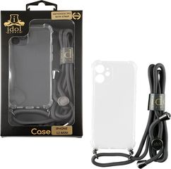 Idol 1991 Θηκη Iphone 12 Mini 5.4'' Antishock Air Tpu With Strap Full Camera Protection ΔΙΑΦΑΝΗ - (5205308316203)