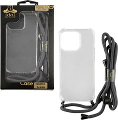 Idol 1991 Θηκη Iphone 14 Pro 6.1'' Antishock Air Tpu With Strap Camera Guard ΔΙΑΦΑΝΗ - (5205308316142)