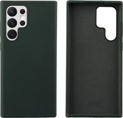 Idol 1991 Θηκη Samsung S22 Ultra 5G S908 6.8'' Velvet Elite Tpu 4 Side Camera Guard Dark GREEN - (5205308314551)